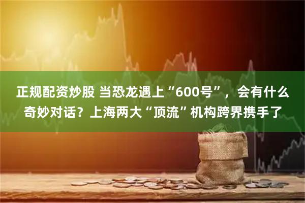 正规配资炒股 当恐龙遇上“600号”，会有什么奇妙对话？上海两大“顶流”机构跨界携手了