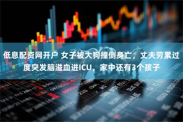 低息配资网开户 女子被大狗撞倒身亡，丈夫劳累过度突发脑溢血进ICU，家中还有3个孩子