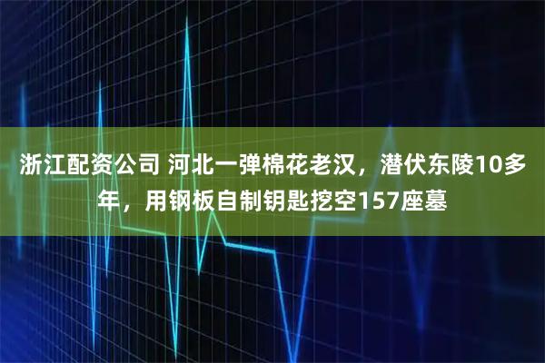 浙江配资公司 河北一弹棉花老汉，潜伏东陵10多年，用钢板自制钥匙挖空157座墓